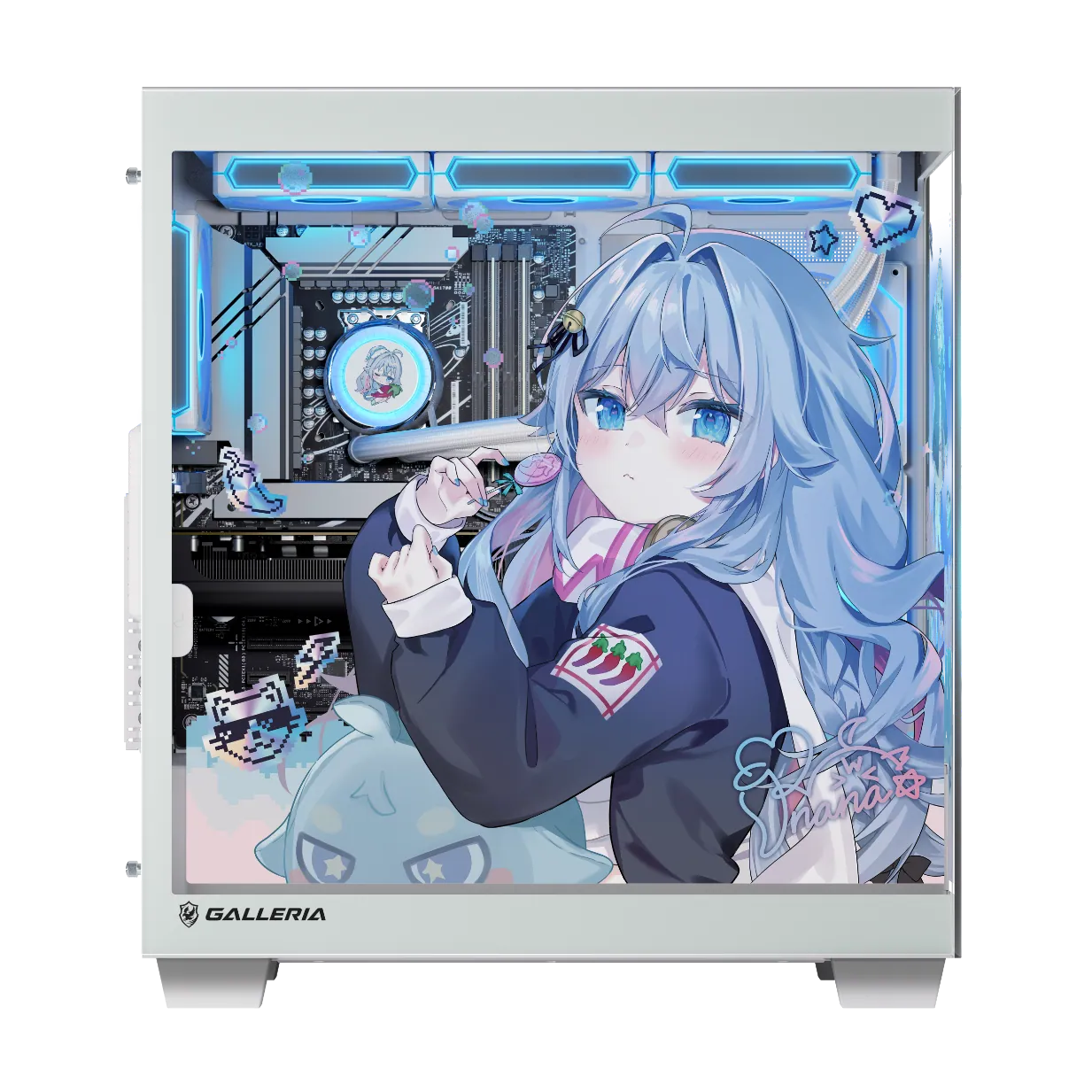 カグラナナコラボPC ケース側面